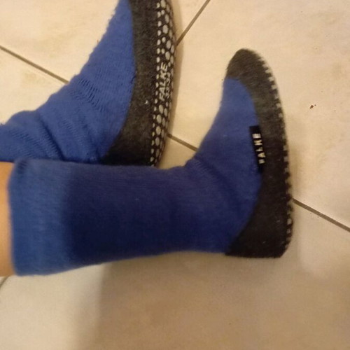 Falke children's slippers like new, size 31-32, blue