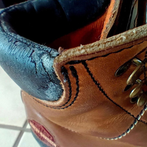 Harley Davidson boots used, brown leather, size 38
