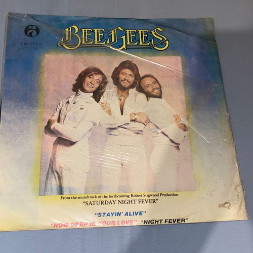 Bee Gees Stayin Alive rare LP record from Taiwan