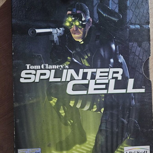 Splintell Cell PC case with 3 CDs like new