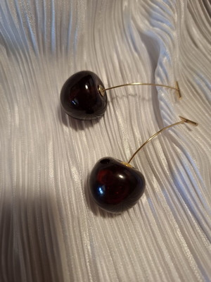 Cherry earrings new