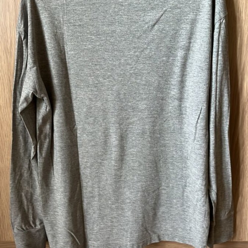H&M kids long-sleeve shirt like new, grey melange, size 170