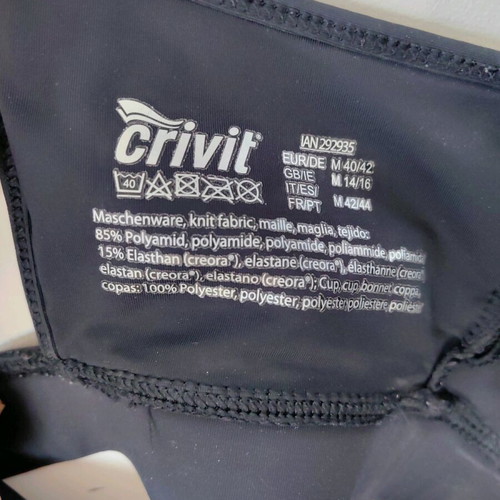 Crivit women's sports top size M like new, dark blue