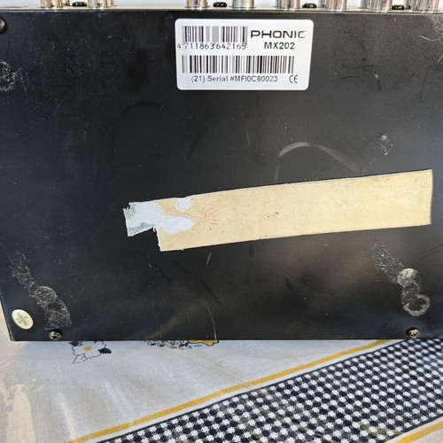 Phonic MX202 DJ mixer like new