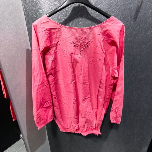 Pink cotton shirt Etam new, size large