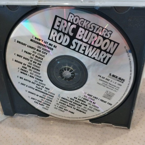 Rock Stars Eric Burdon Rod Stewart CD used, rock