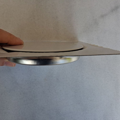 Stainless steel floor drain new 15x15cm with odor prevention cover