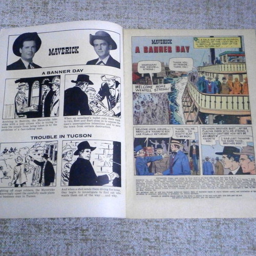 Maverick DELL Western comics used, pack of 5, English