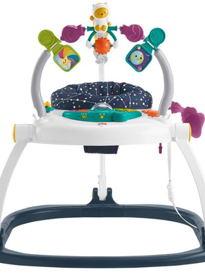 Fisher Price Baby Jumper Jumperoo Spacesaver употребяван с музика