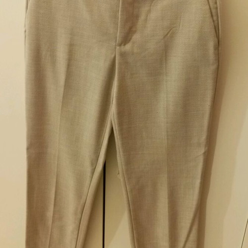 Zara fabric pants used, beige, size XS