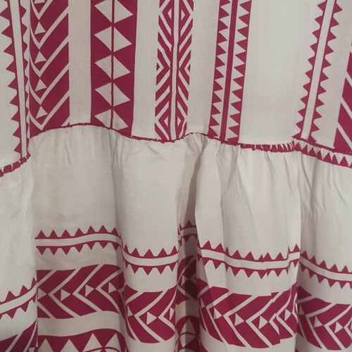 Summer dress new, white and red, fits up to XL