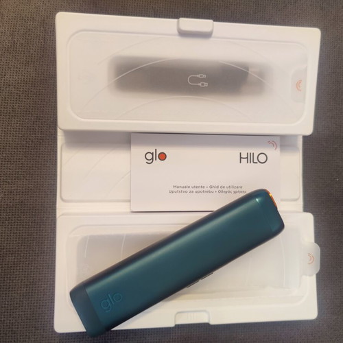 Glo HILO tobacco heating device