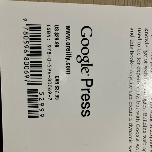 Google App Engine new book in English