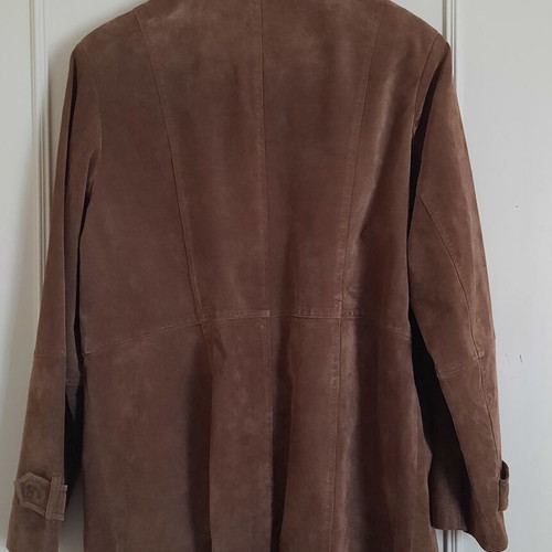 Ulla Popken Suede Leather Jacket like new, brown, size XL