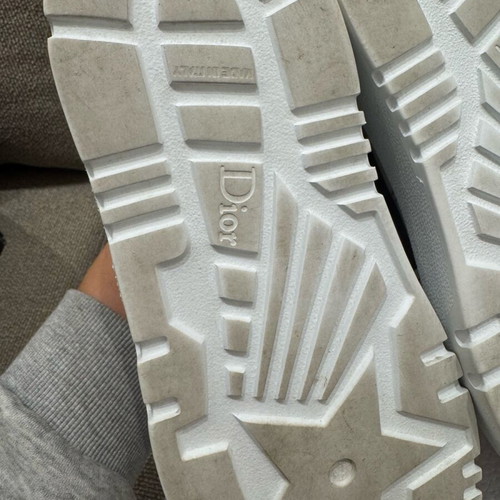 Dior women's sneakers used, size 37, white with red heart detail