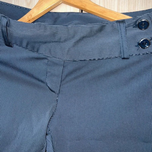 Blue pants with thin stripe S/M like new, gabardine fabric