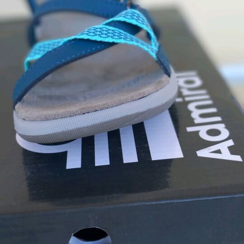 Admiral women's sandals new, size 36, blue turquoise