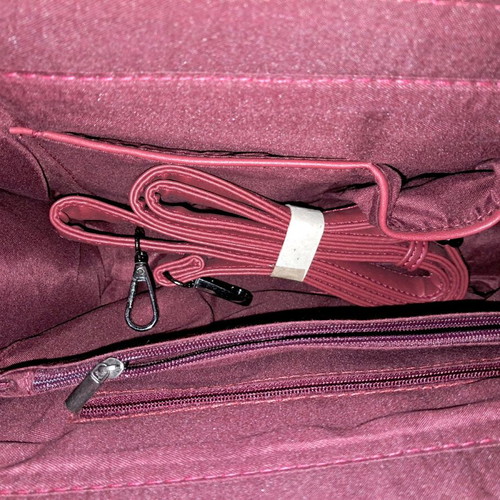 Women's handbag like new, medium size burgundy