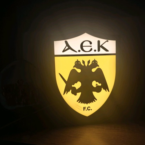 AEK 3D Printed Lamp New with LED Lighting