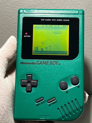 Nintendo Game Boy DMG-01 Green (Play It Loud) употребяван, отлично състояние