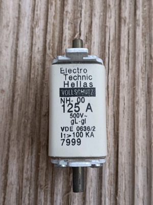 Knife fuse 125 A new