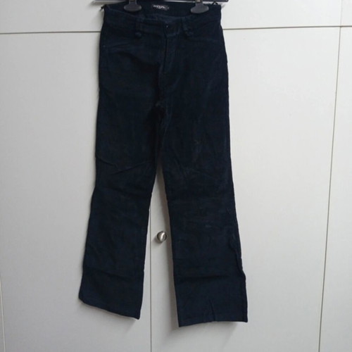 Velveteen pants like new, black, size S