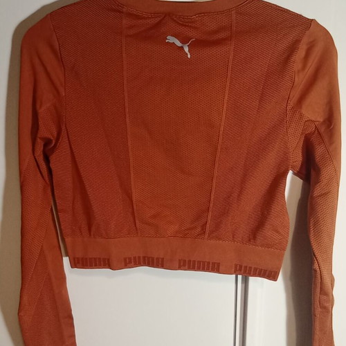 Puma sports shirt like new, orange, size M