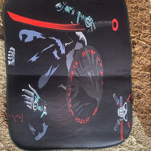 Car mats new, pack of 4 with samurai design