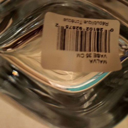 Costa Boda vase like new, heavy crystal