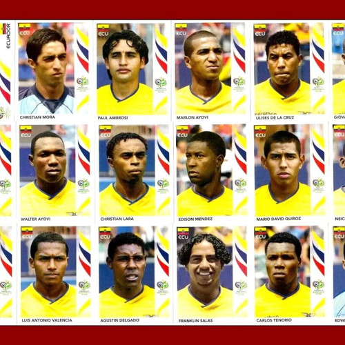 World Cup 2006 Ecuador team set