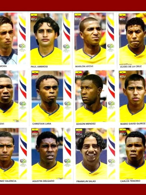 World Cup 2006 Ecuador team set
