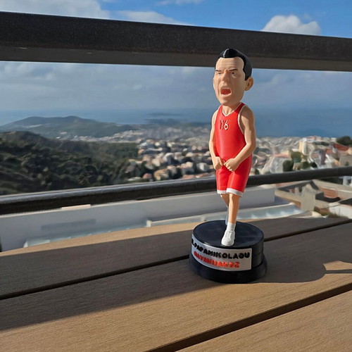 3D printed Papanikolaou figure with base, 18 cm