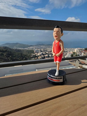 3D printed Papanikolaou figure with base, 18 cm