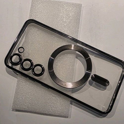 Samsung S23 magnetic transparent case new