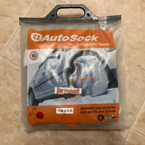 Auto Sock car snow covers new for tires 175/75/16 etc.