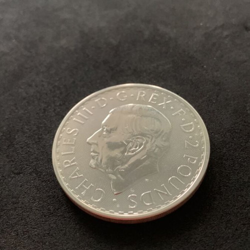 Silver Britannia King Charles 1oz 2023 new, 999 fine silver