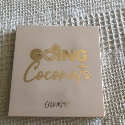 Colourpop palette 9 colors Going Coconuts like new, earthy tones