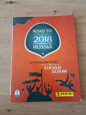 Road to Russia FIFA World Cup 2018 Panini Sticker Album like new