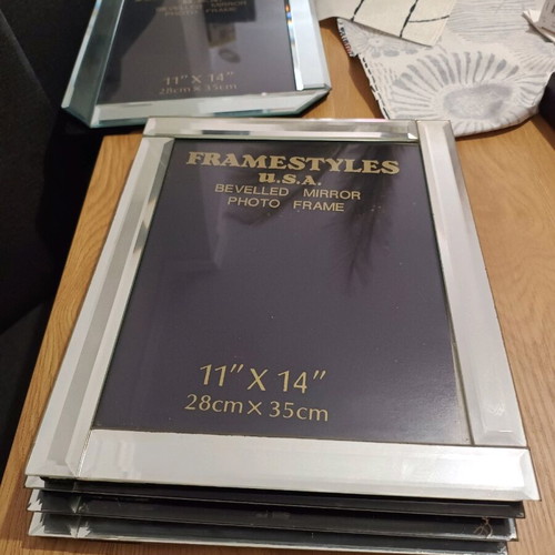 Large photo frames used, pack of 5, 28x35 cm