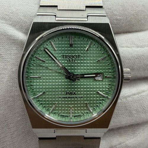 Tissot PRX Powermatic 80 green watch