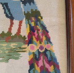 Embroidered frame used 42×32