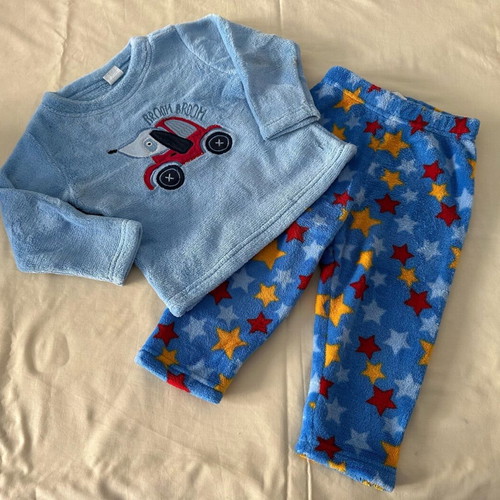 Jumbo pajamas like new, blue, very soft fabric, size 86-92 cm