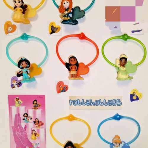 Kinder Surprise Disney Princess Series 2024 set of 5 toys new