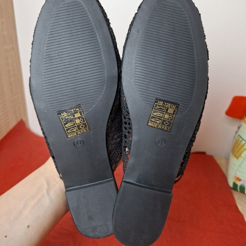 Flat mules Joia black size 41 new