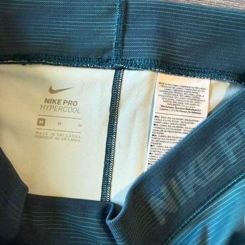 Nike Pro HyperCool leggings petrol like new, size M