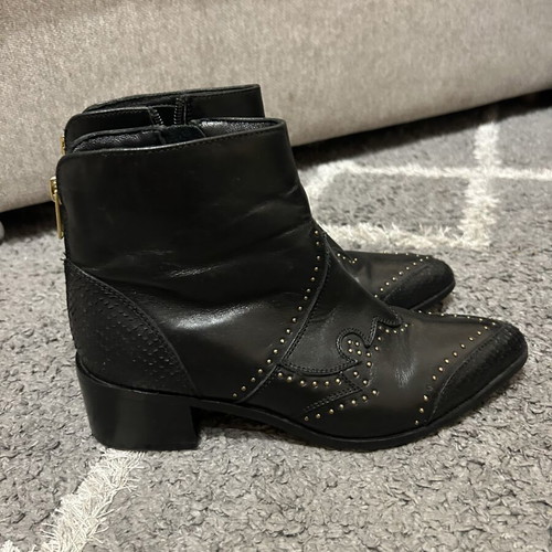 Copenhagen cowgirl boots size 36-36.5, black