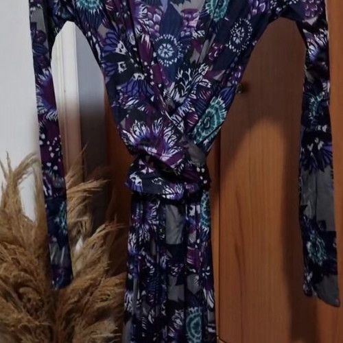 Atos Lombardini floral dress like new with waist belt