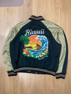 Polo Ralph Lauren Hawaii Bomber Jacket like new, Spring/Summer 2018 Sukajan