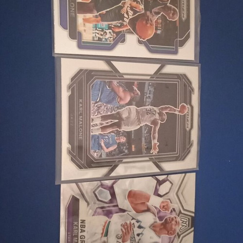 Panini Karl Malone cards new, set of 3