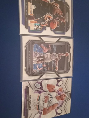 Panini Karl Malone cards new, set of 3